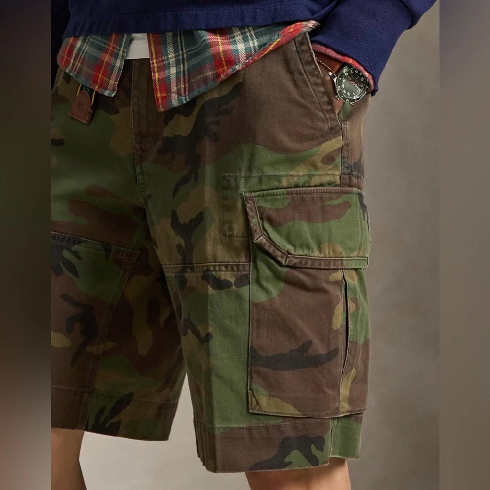 NWT Polo Ralph Lauren Men’s 10.5-Inch Gellar Relaxed Fit Cargo Short. “Camo”, 38 - Picture 3 of 12